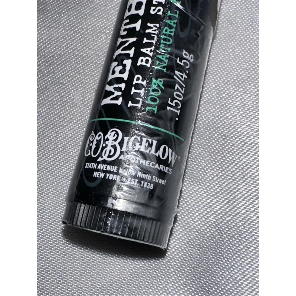C.O Bigelow Mentha Lip‎ Balm Stick 100% Natural Mint 1131 New